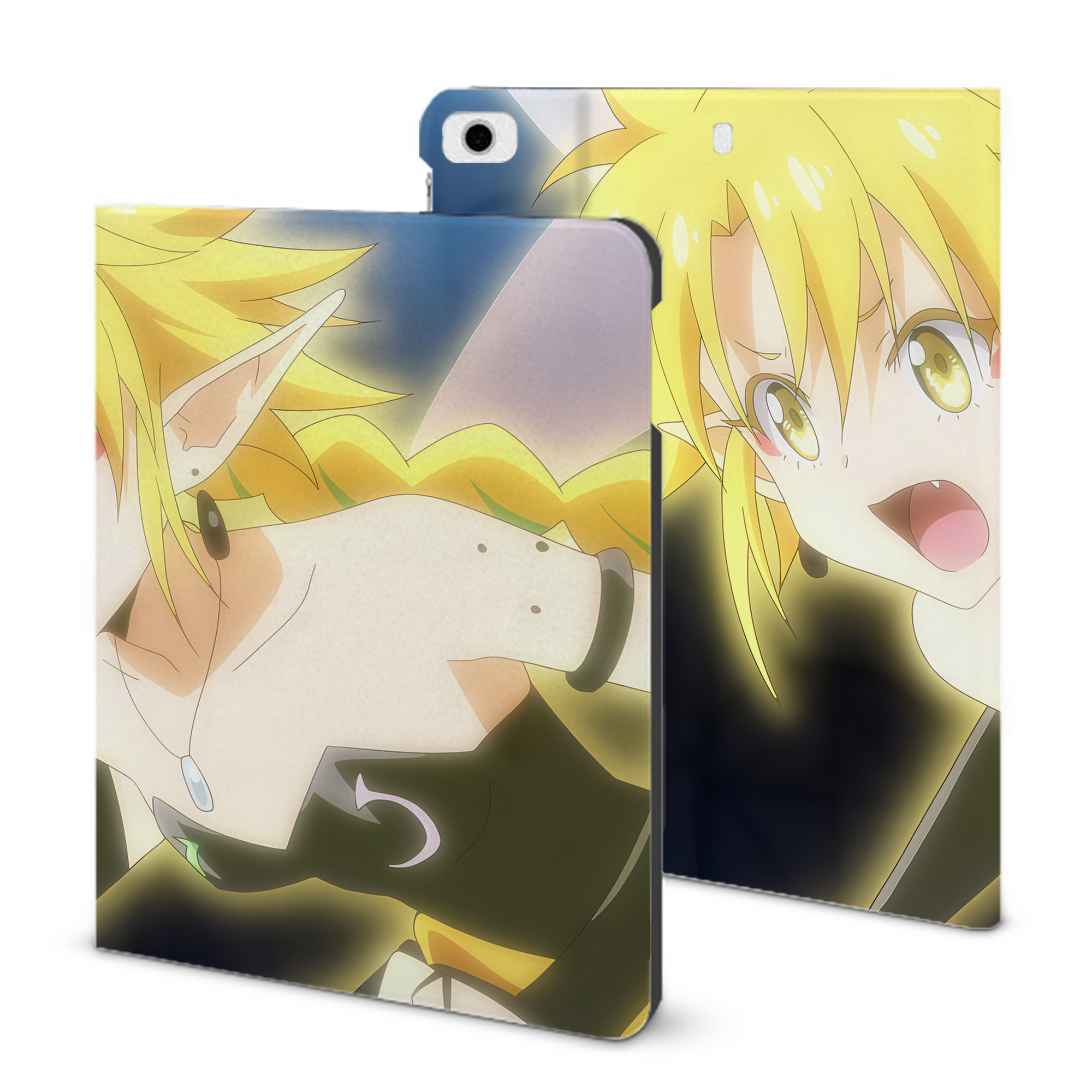 （画像用） 転スラ Regarding Reincarnated to Slime IPad ケース ブック型 PUレザー TPU 耐衝撃 軽量 薄型 ペン収納なし 全面保護 IPad 各モデル対応